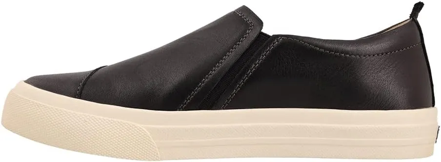 Taos Twin Gore Lux Slip-On Sneakers - Luxe Leather Slip Ons with Curves & Pods Removable Footbed with Arch Support and Metatarsal Support for All Day Comfort and Style