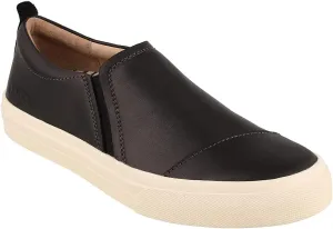 Taos Twin Gore Lux Slip-On Sneakers - Luxe Leather Slip Ons with Curves & Pods Removable Footbed with Arch Support and Metatarsal Support for All Day Comfort and Style