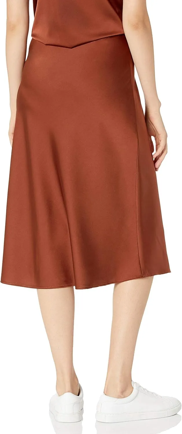The Drop Women's Maya Silky Slip Skirt