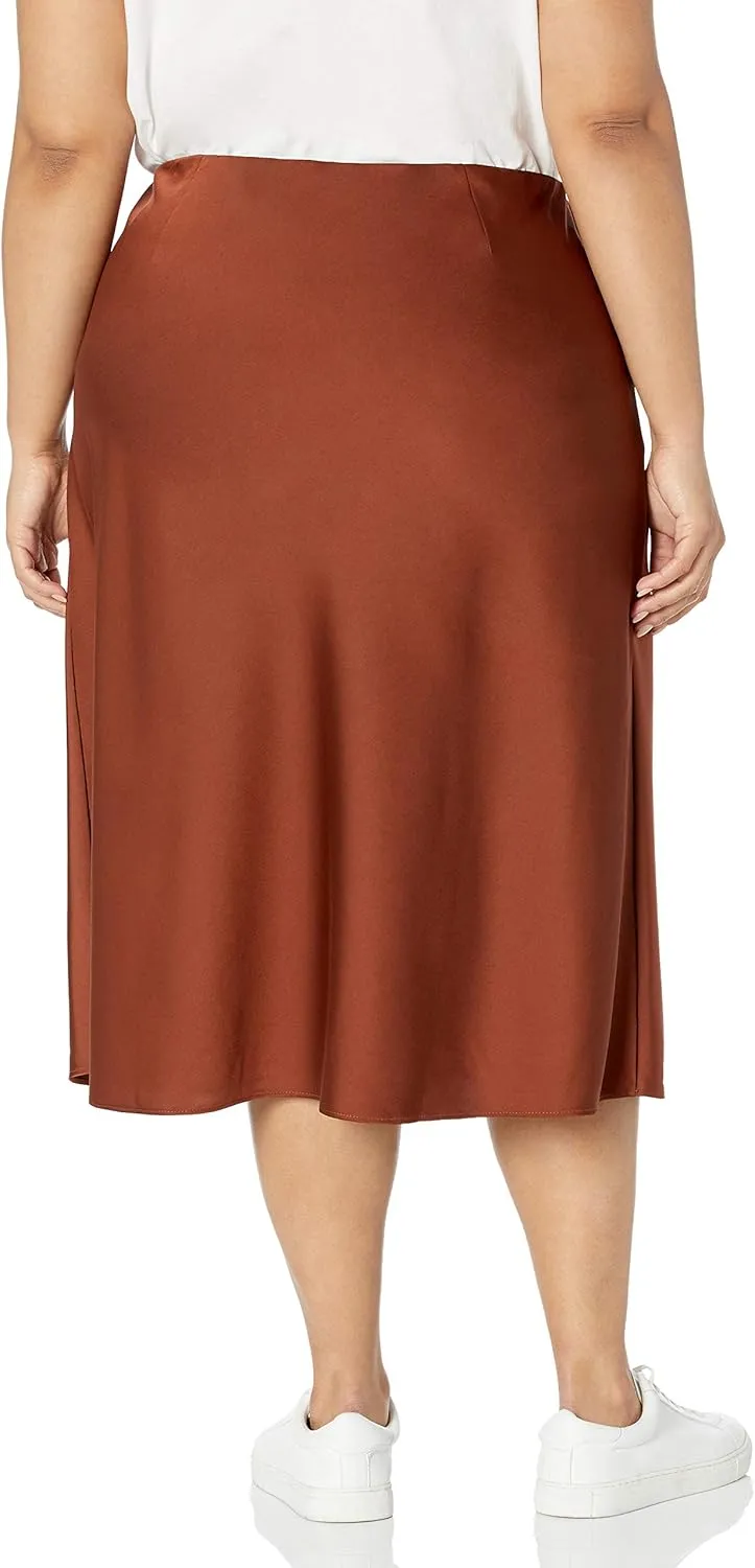 The Drop Women's Maya Silky Slip Skirt