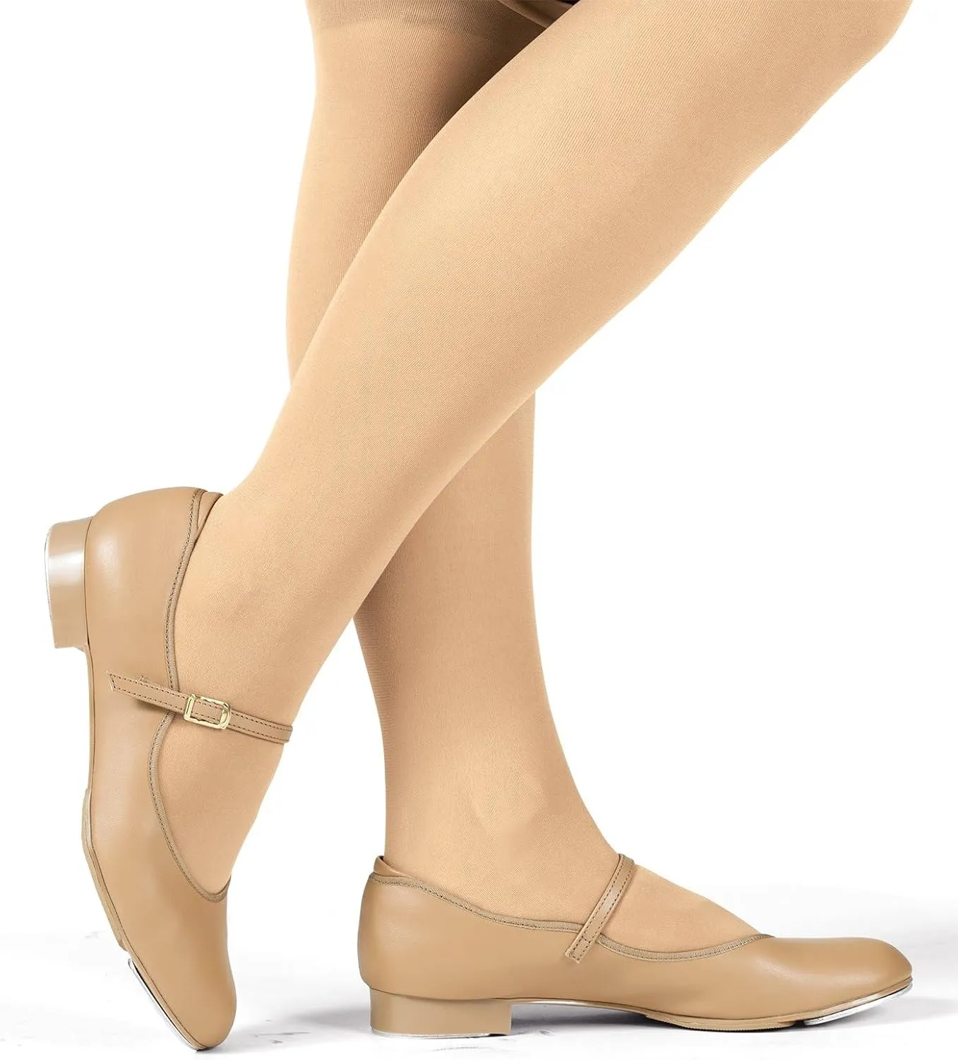 Theatricals Womens Slide Buckle Tap Shoes