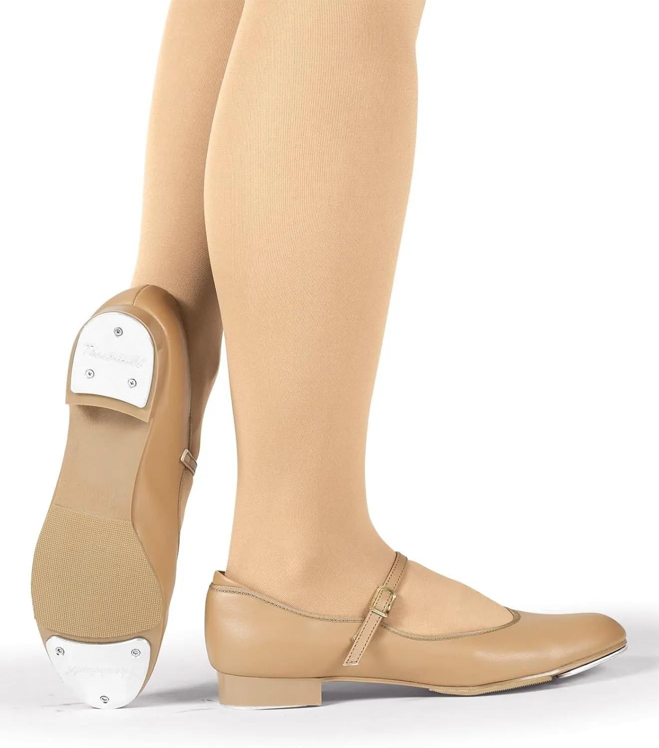 Theatricals Womens Slide Buckle Tap Shoes