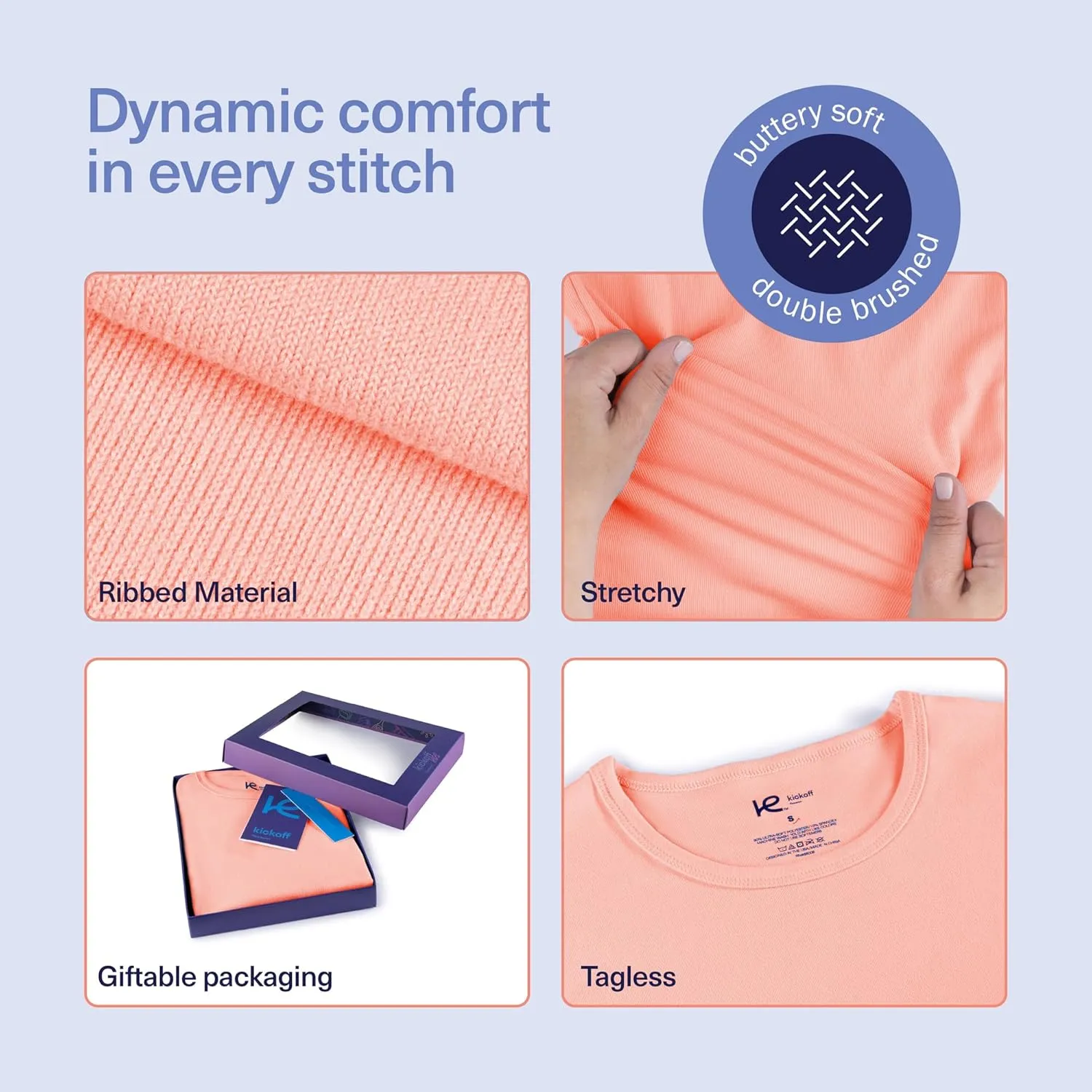 Thermal Underwear for Kids Girls Thermals Top & Bottom Set Long Underwear Base Layer Pajamas