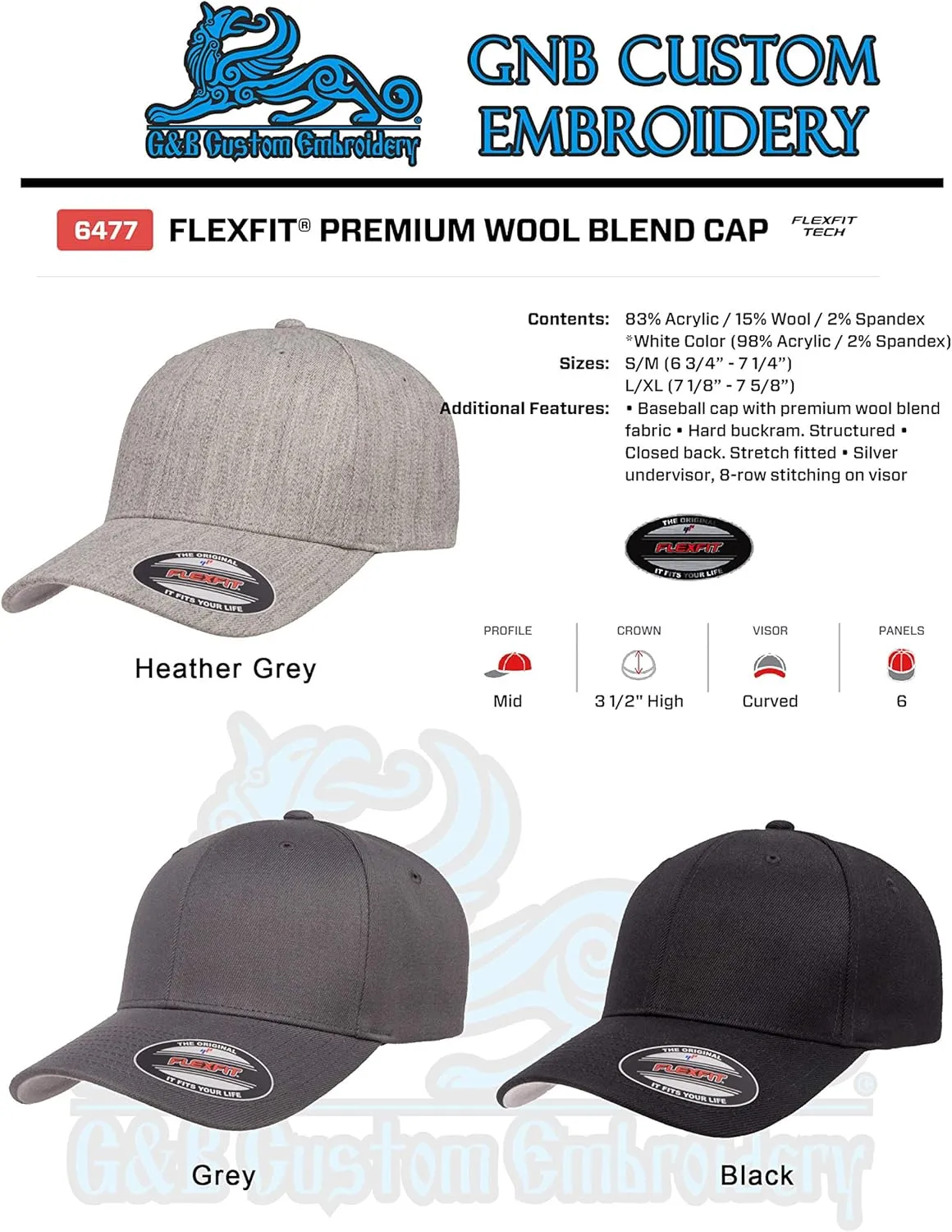 Thin Blue Line/Thin Red Line/Thin Blue and Red Line American Flag Flex Fitted Baseball Hat.