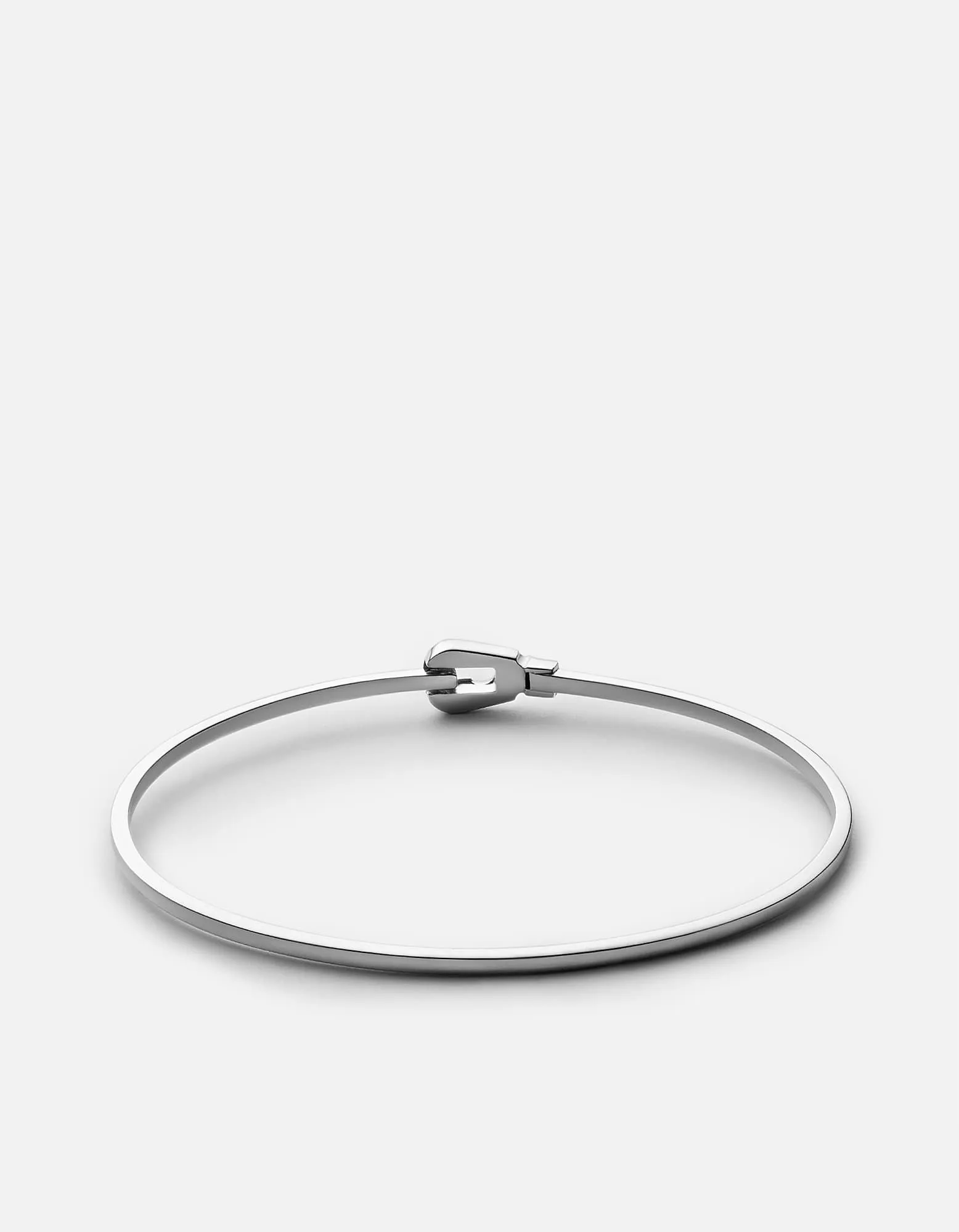 Thin Centra Cuff, Sterling Silver