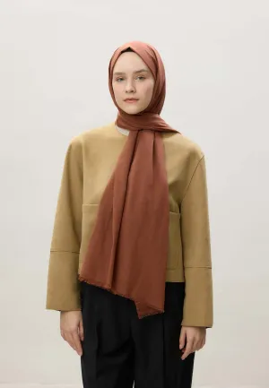 Thin Cotton Voile Hijab Copper