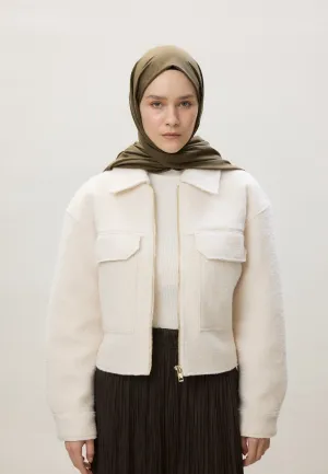 Thin Cotton Voile Hijab Khaki