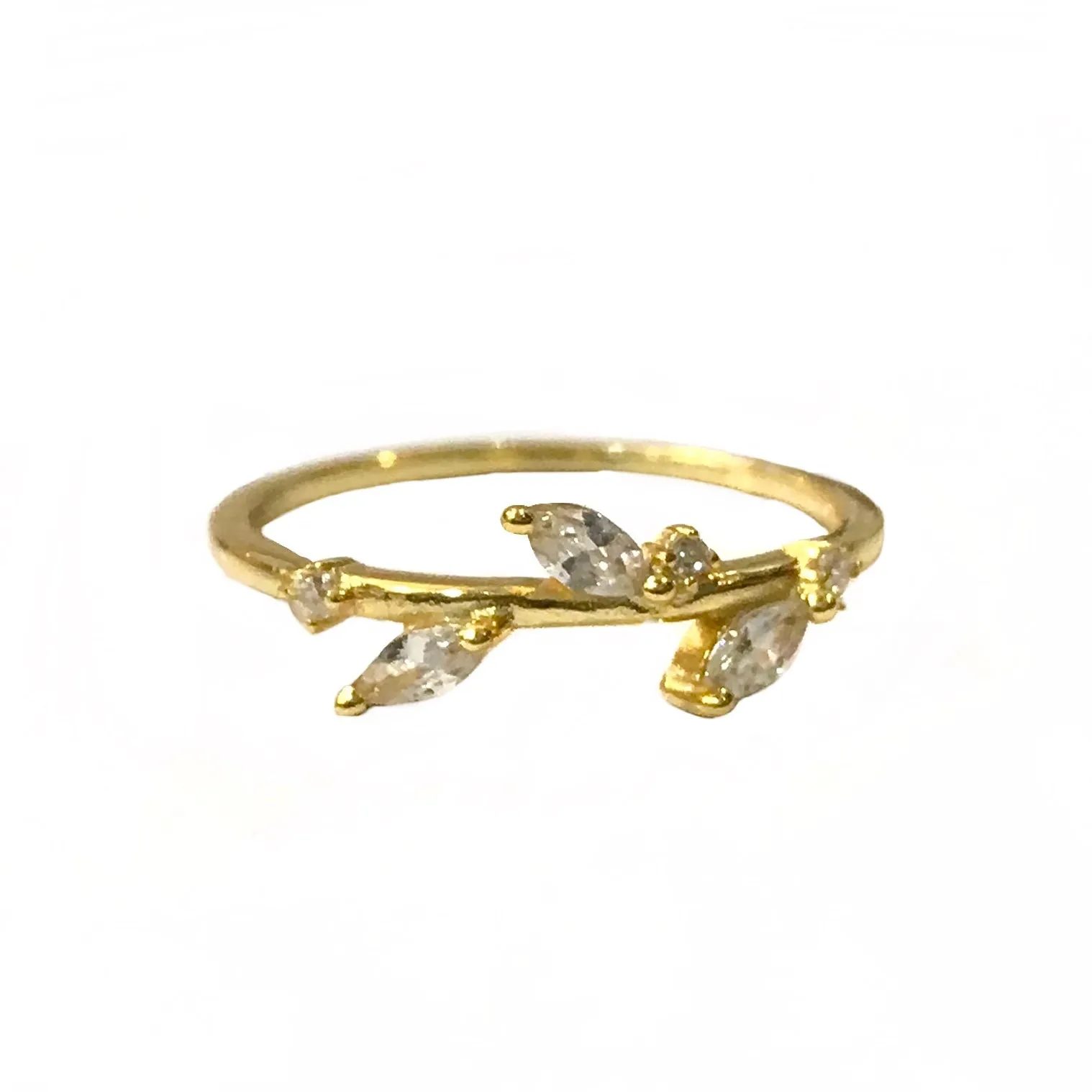 Thin Vine Band Ring
