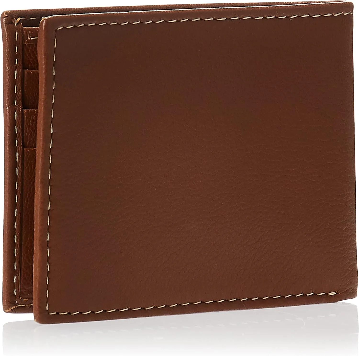 Timberland Men's Blix Slimfold Leather Wallet, Tan, One Size