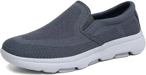 TIOSEBON Men's Mesh Slip On Walking Shoes Loafers-Work Drving Tennis Shoes