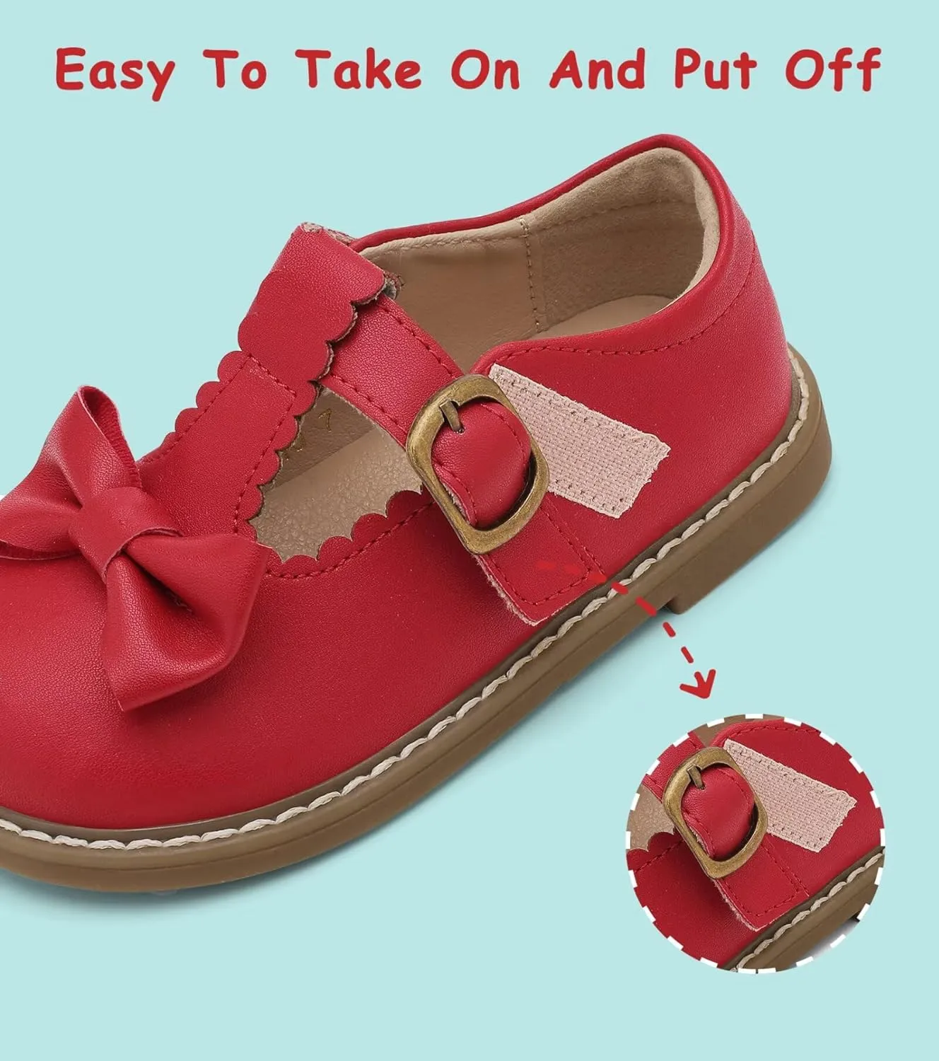 Toddler Girl Mary Jane Dress Shoes-Little Girls School Uniform Shoes