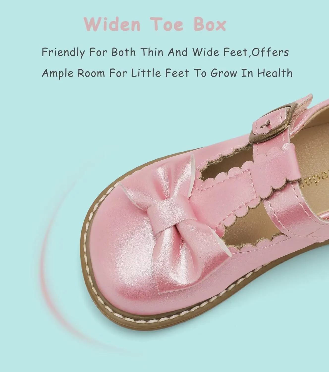 Toddler Girl Mary Jane Dress Shoes-Little Girls School Uniform Shoes