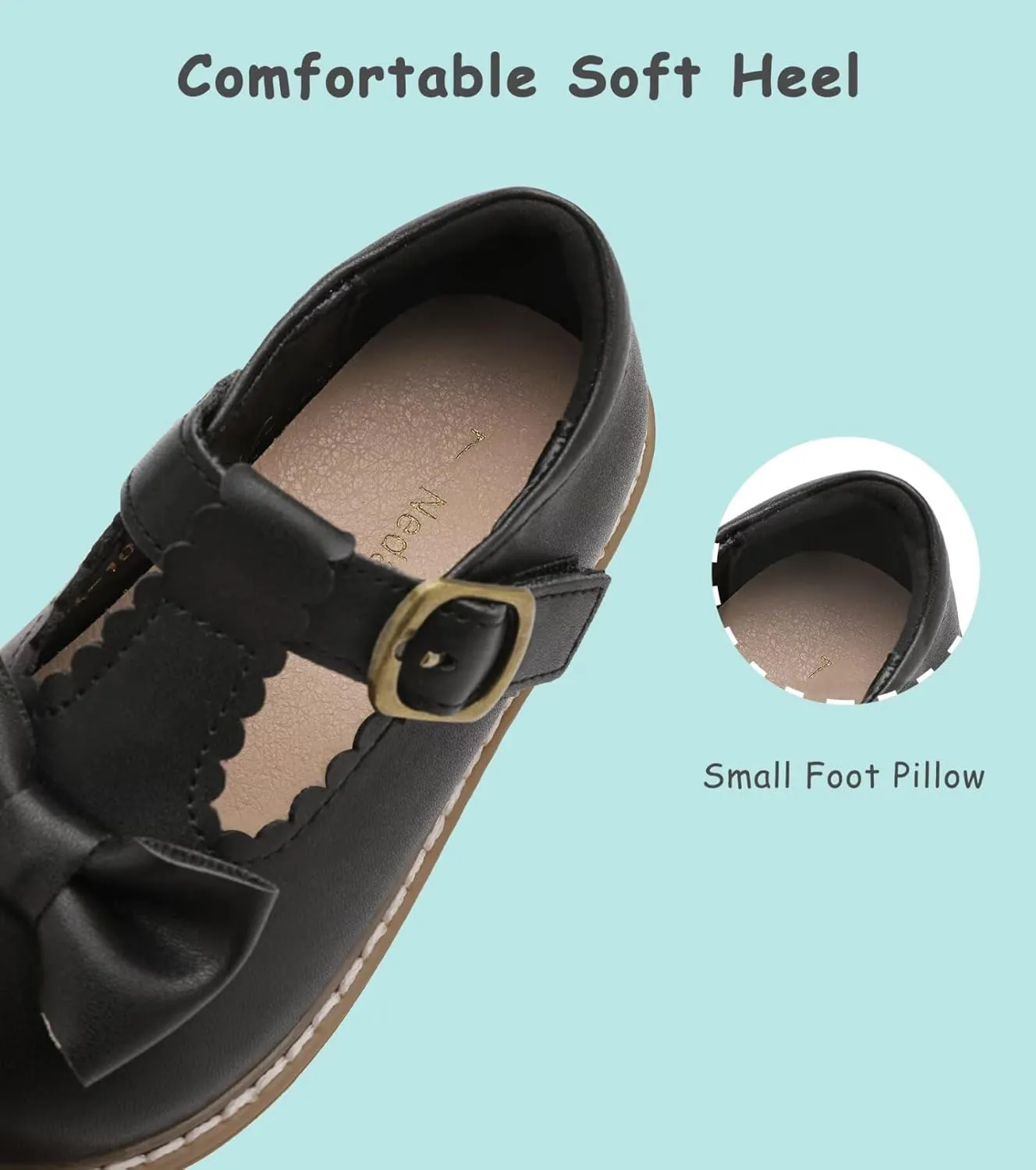 Toddler Girl Mary Jane Dress Shoes-Little Girls School Uniform Shoes
