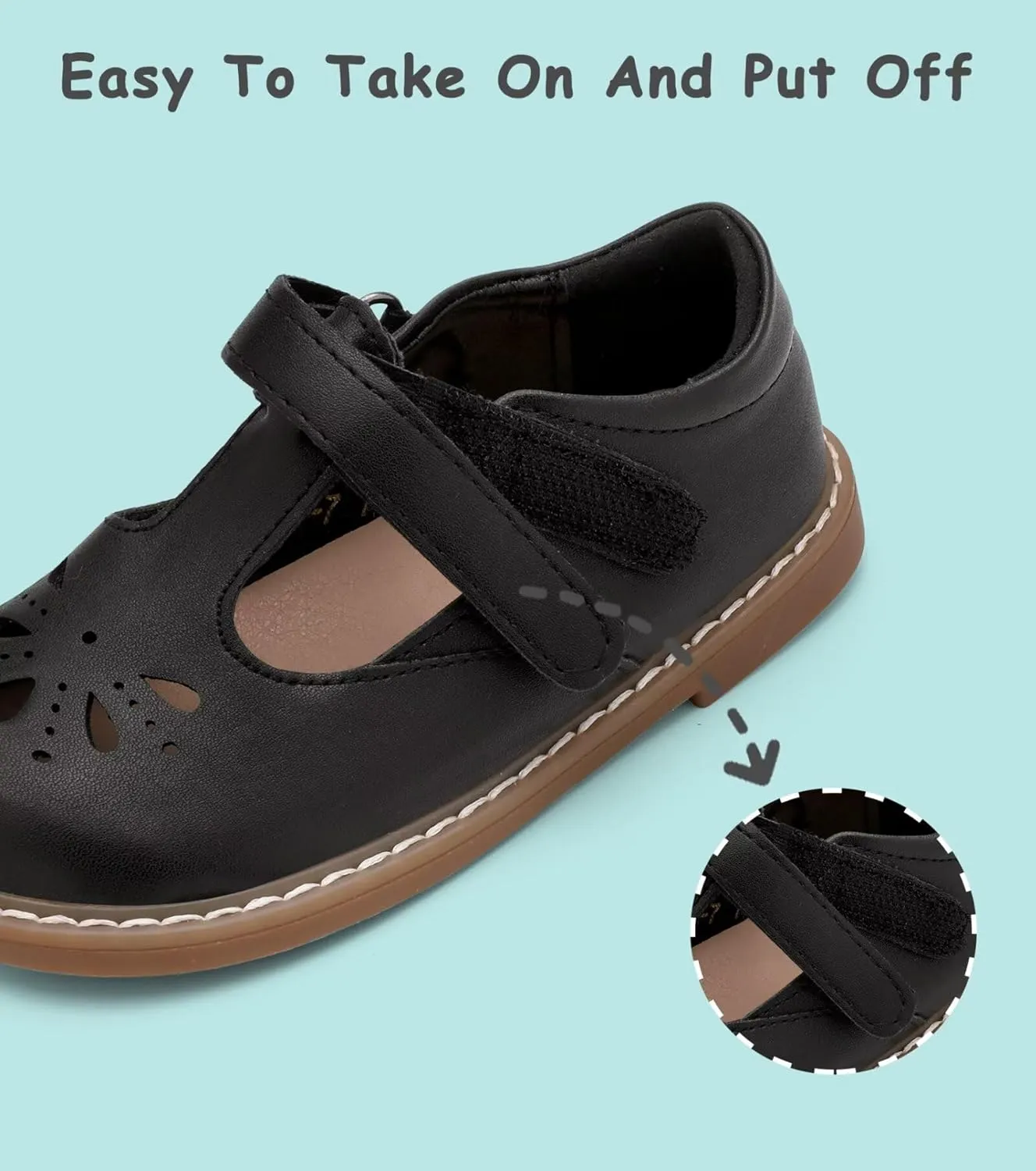 Toddler Girl Mary Jane Dress Shoes-Little Girls School Uniform Shoes