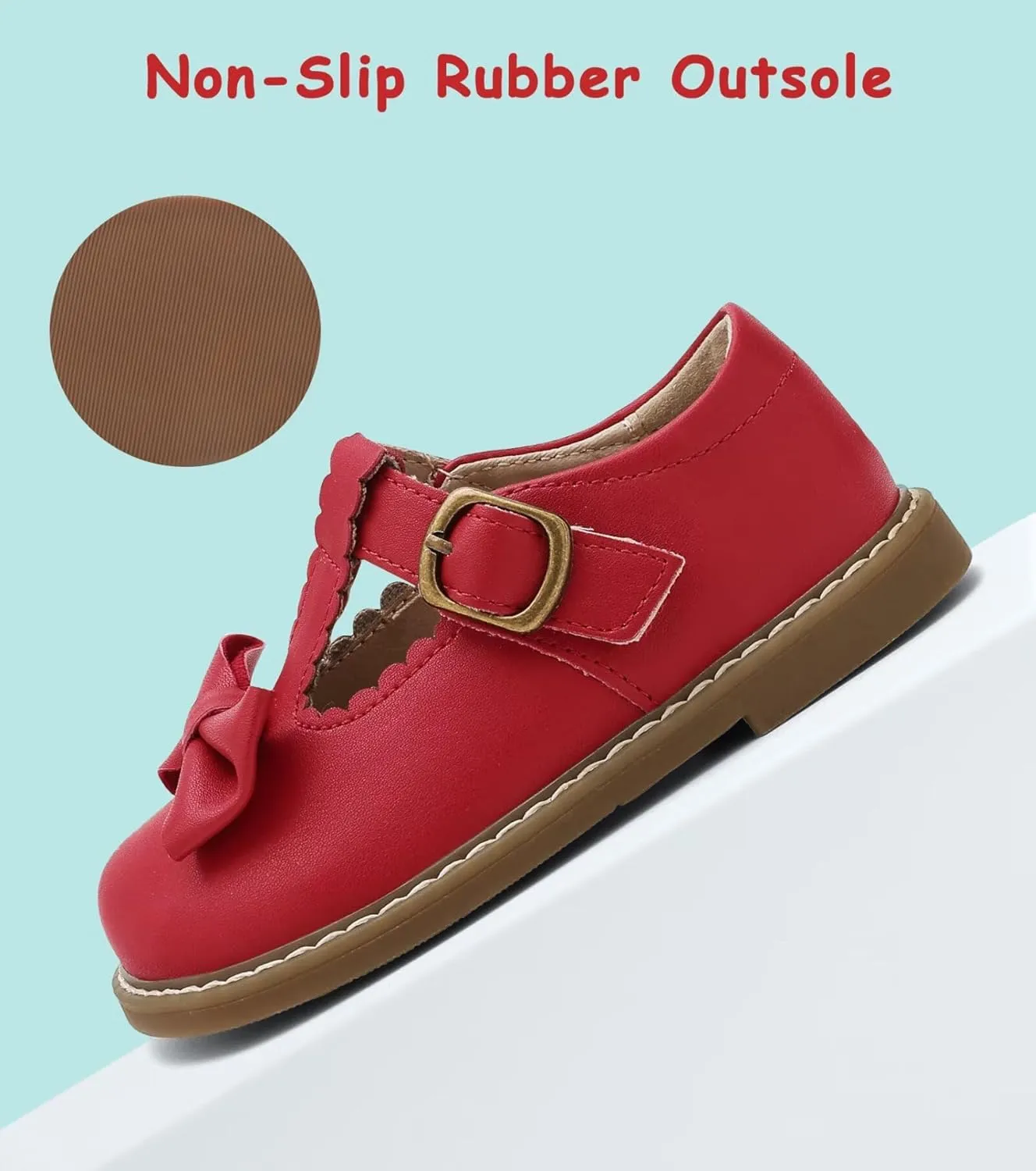 Toddler Girl Mary Jane Dress Shoes-Little Girls School Uniform Shoes