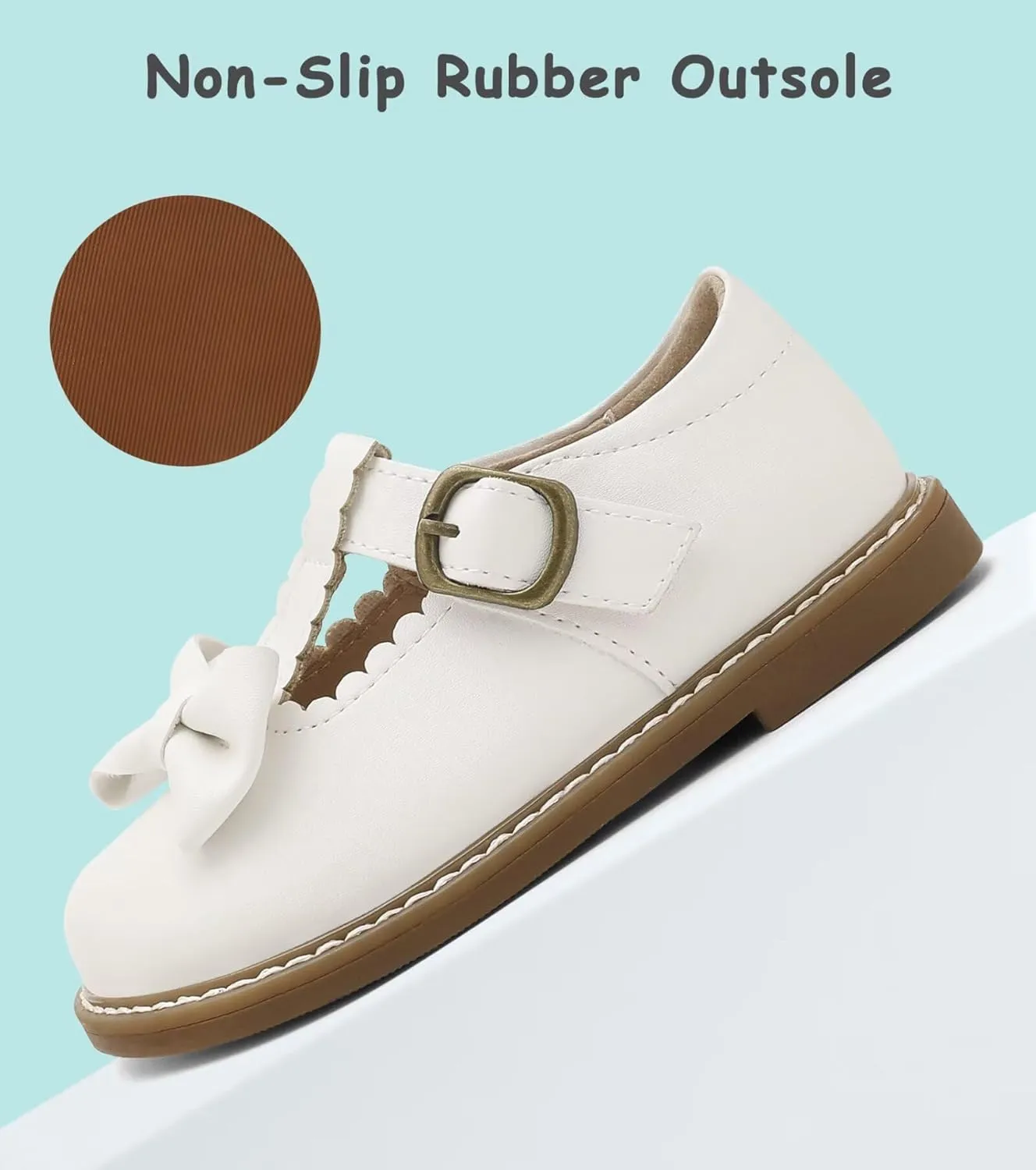 Toddler Girl Mary Jane Dress Shoes-Little Girls School Uniform Shoes