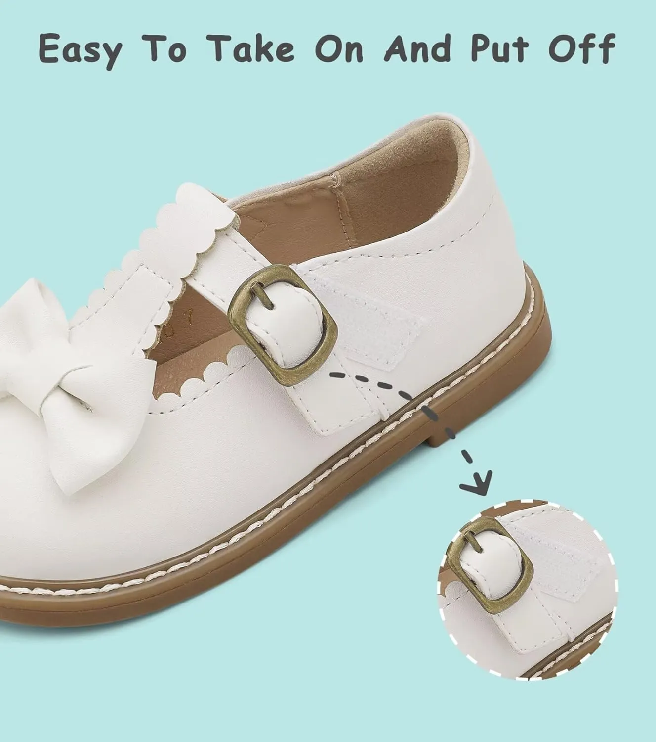 Toddler Girl Mary Jane Dress Shoes-Little Girls School Uniform Shoes