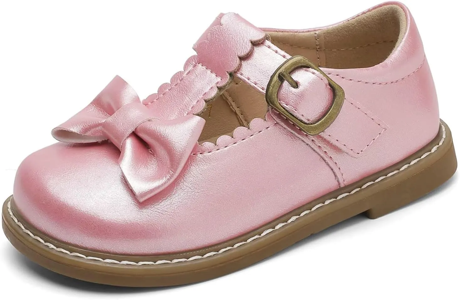 Toddler Girl Mary Jane Dress Shoes-Little Girls School Uniform Shoes