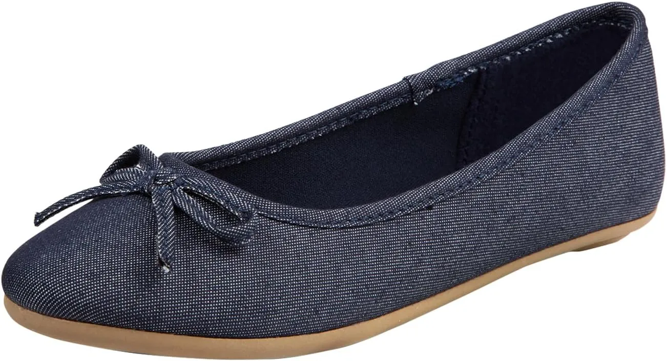 Toddler Girls FAE String Tie Slip-On Ballet Flat