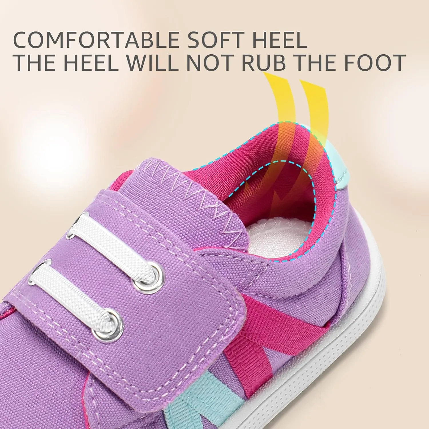 Toddler Wide Toe Box Shoes:Boys Barefoot Shoes Non-Slip Zero Drop Little Girls Slip on Sneakers,Baby First Walking Shoes Outdoor Activities