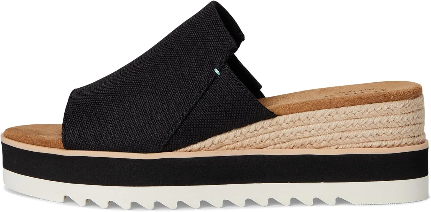 TOMS Women's Diana Mule Espadrille Wedge Sandal