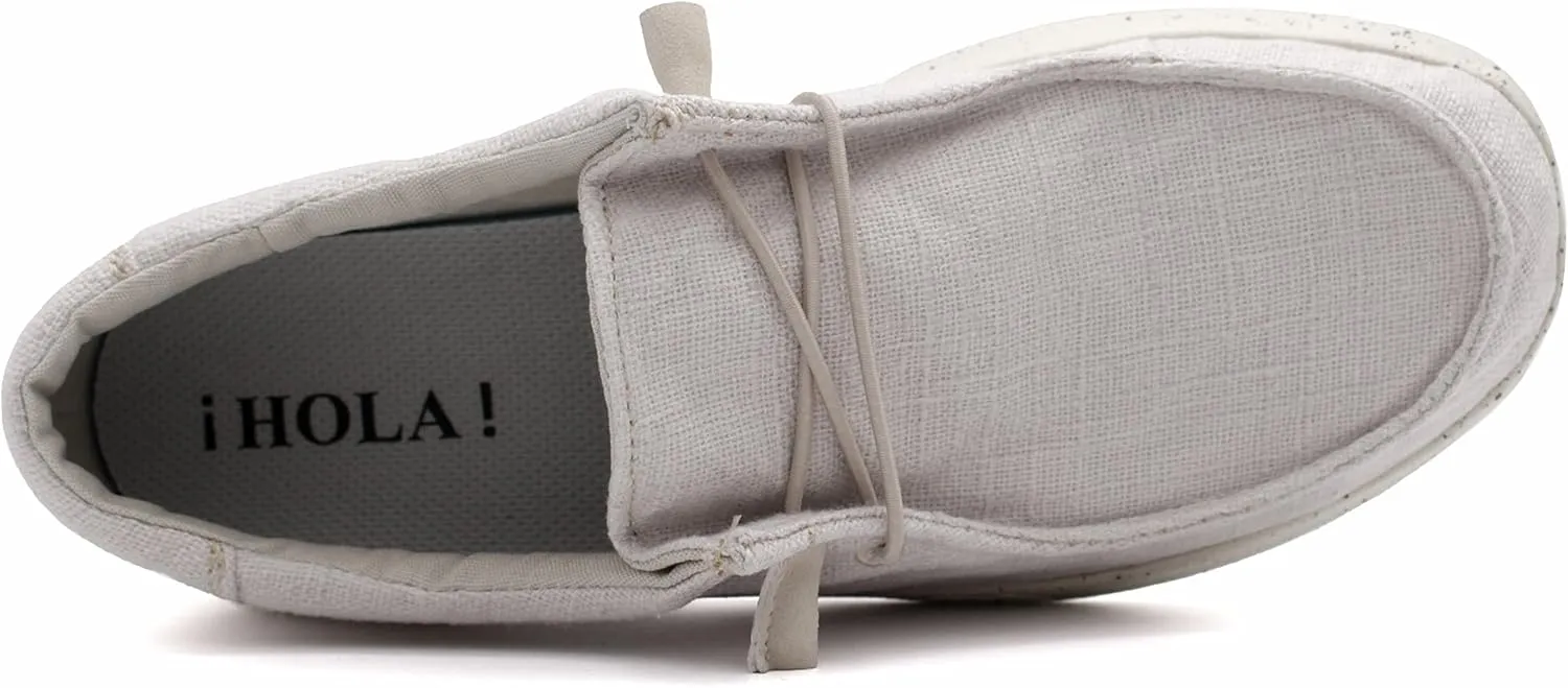 Town Forst Mens HOLA Slip On Shoes Casual with Arch Support Insoles Stretch Shoes