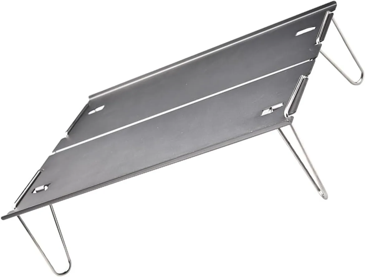 TOYANDONA Folding Table for Outdoor Camping and Picnics Lightweight and Portable Barbecue Desk Easy Setup and Storage for Indoor and Outdoor Use