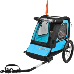 TRAILER SUNLT STL 16in BK-FRAME&STL-WHLS SINGLE CHILD BU/GY