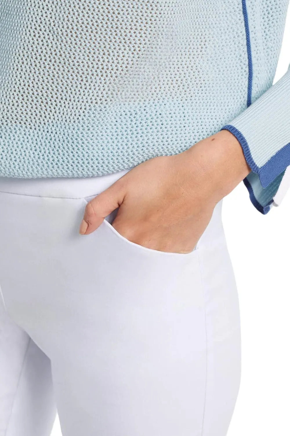Tribal Women's Performance Stretch Pull on Slimming Ankle Pants