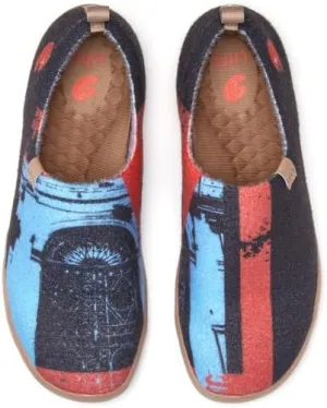 UIN Men's Art Travel Shoes Slip On Casual Wool Cozy Loafers Lightweight Comfort Fashion Sneaker Toledo Ⅰ