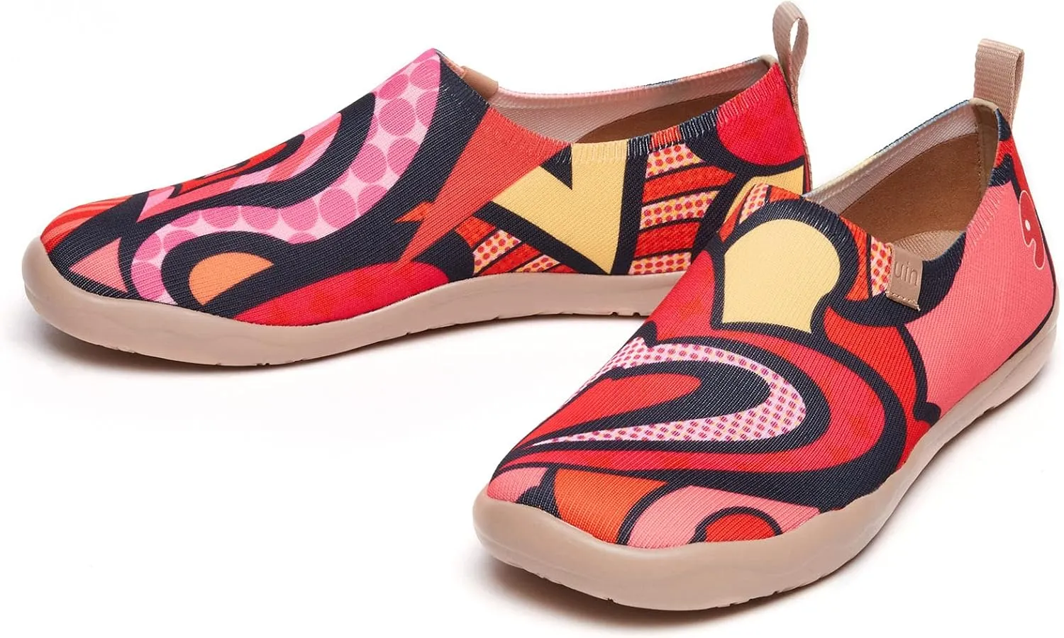 UIN Women's Art Travel Shoes Slip On Casual Cozy Loafers Lightweight Comfort Fashion Sneaker Toledo Ⅰ