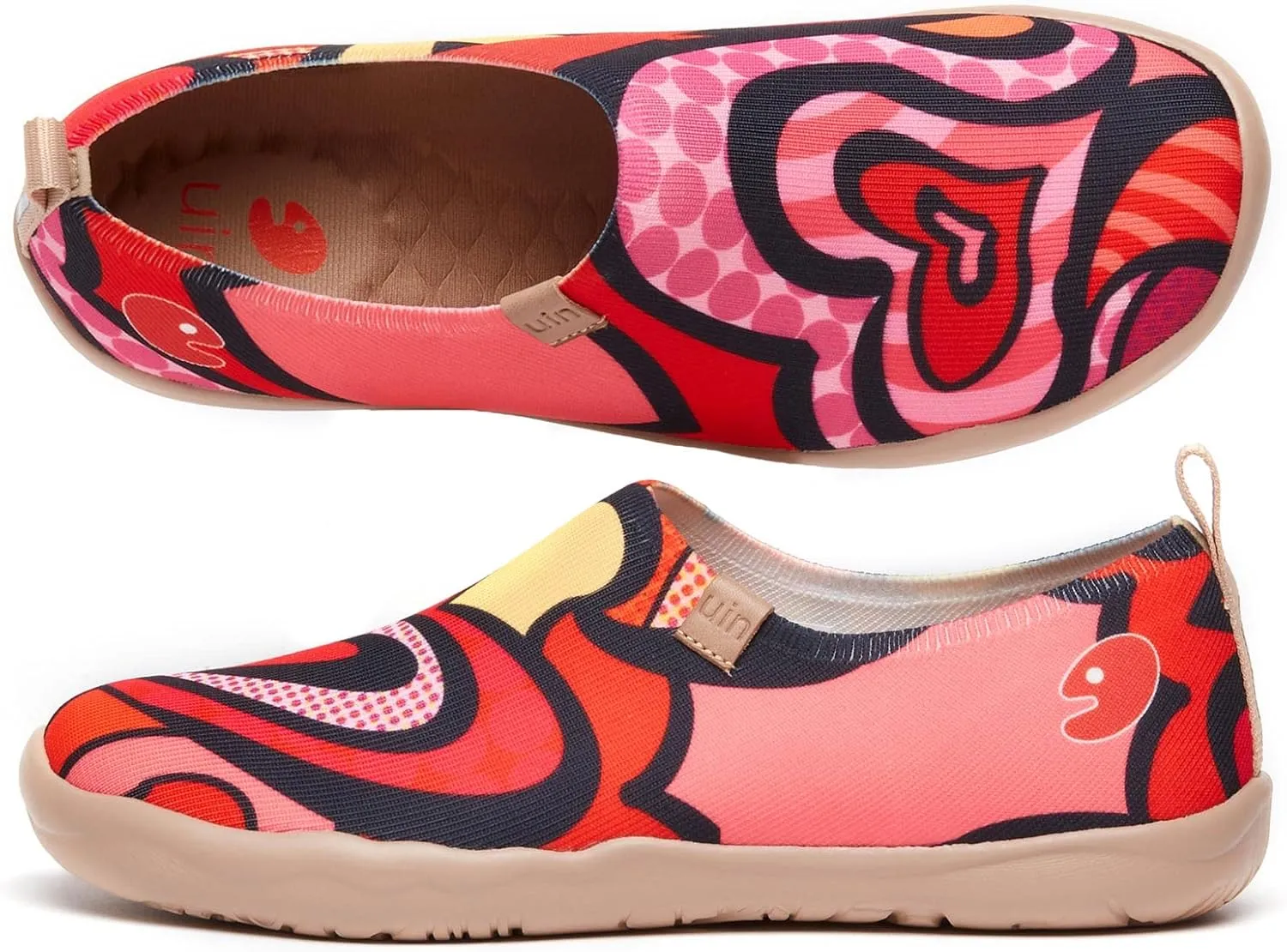UIN Women's Art Travel Shoes Slip On Casual Cozy Loafers Lightweight Comfort Fashion Sneaker Toledo Ⅰ