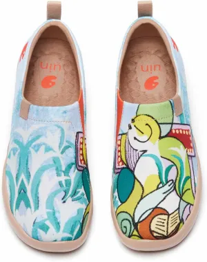 UIN Women's Art Travel Shoes Slip On Casual Cozy Loafers Lightweight Comfort Fashion Sneaker Toledo Ⅰ