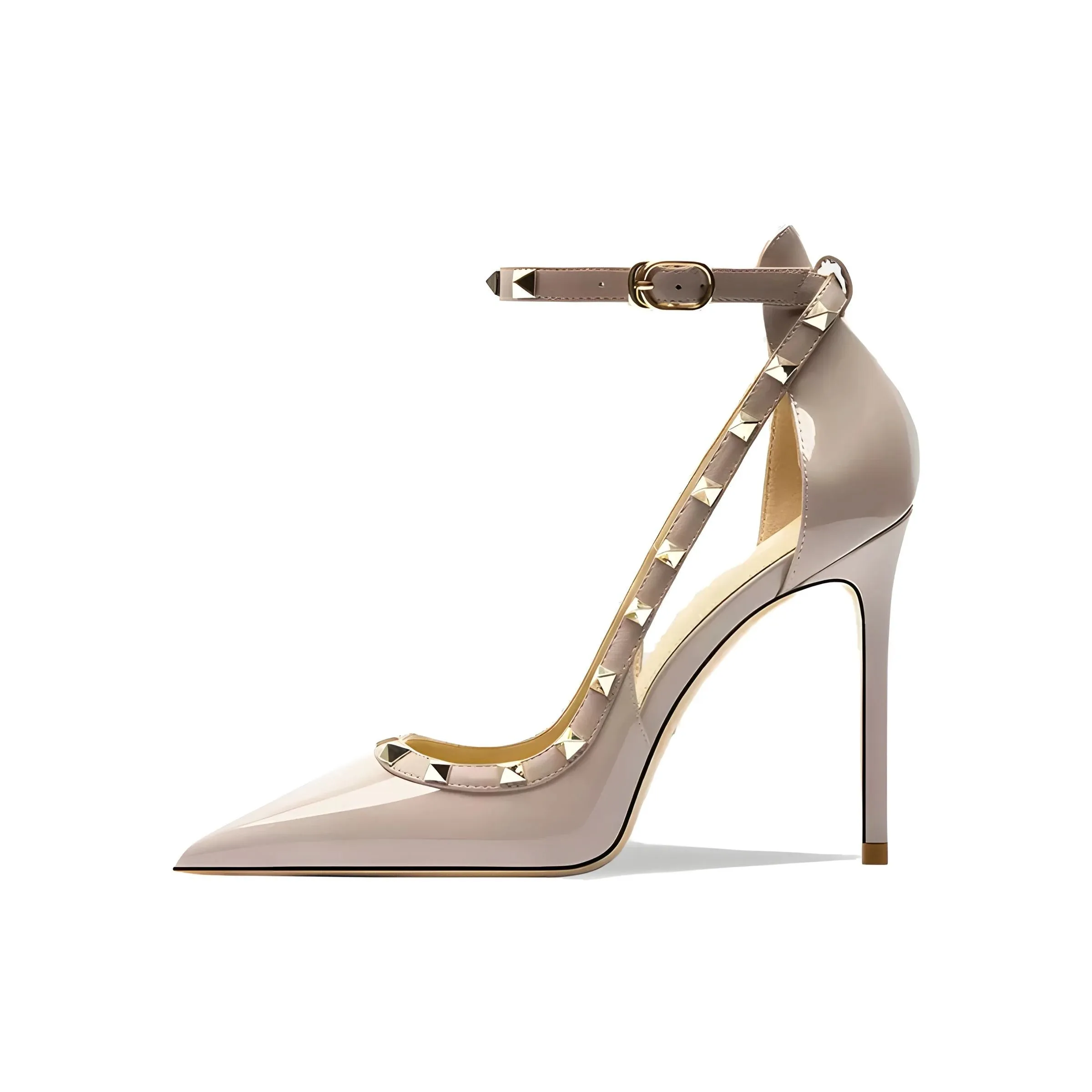 Ultra-Thin 12cm High Heel Patent Leather Pumps