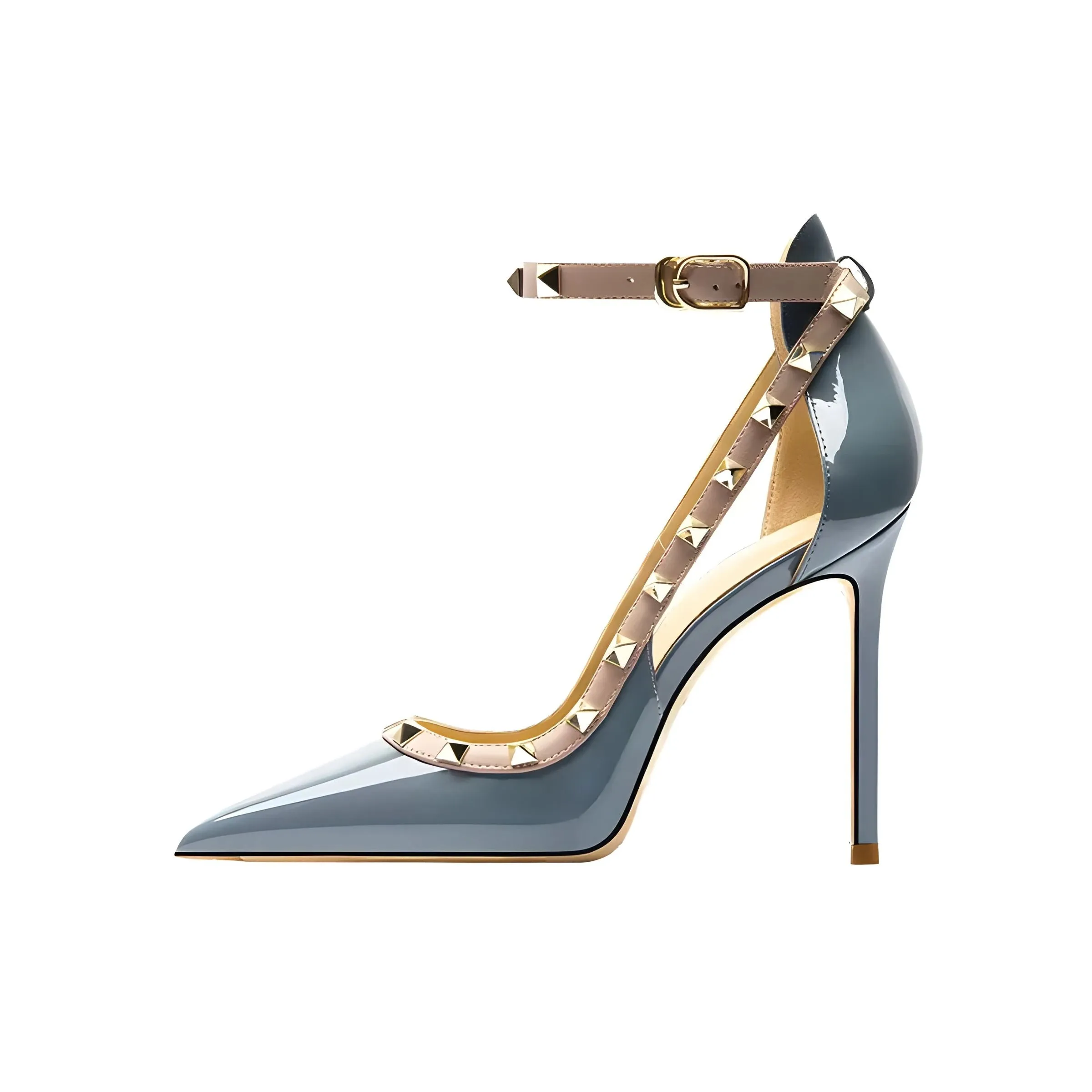 Ultra-Thin 12cm High Heel Patent Leather Pumps