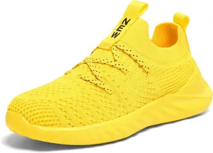 UMANPOO Kids Running Shoes Boys Girls Barefoot Slip On Sneakers Casual Walking Tennis Athletic Gym Sock Shoes Non Slip