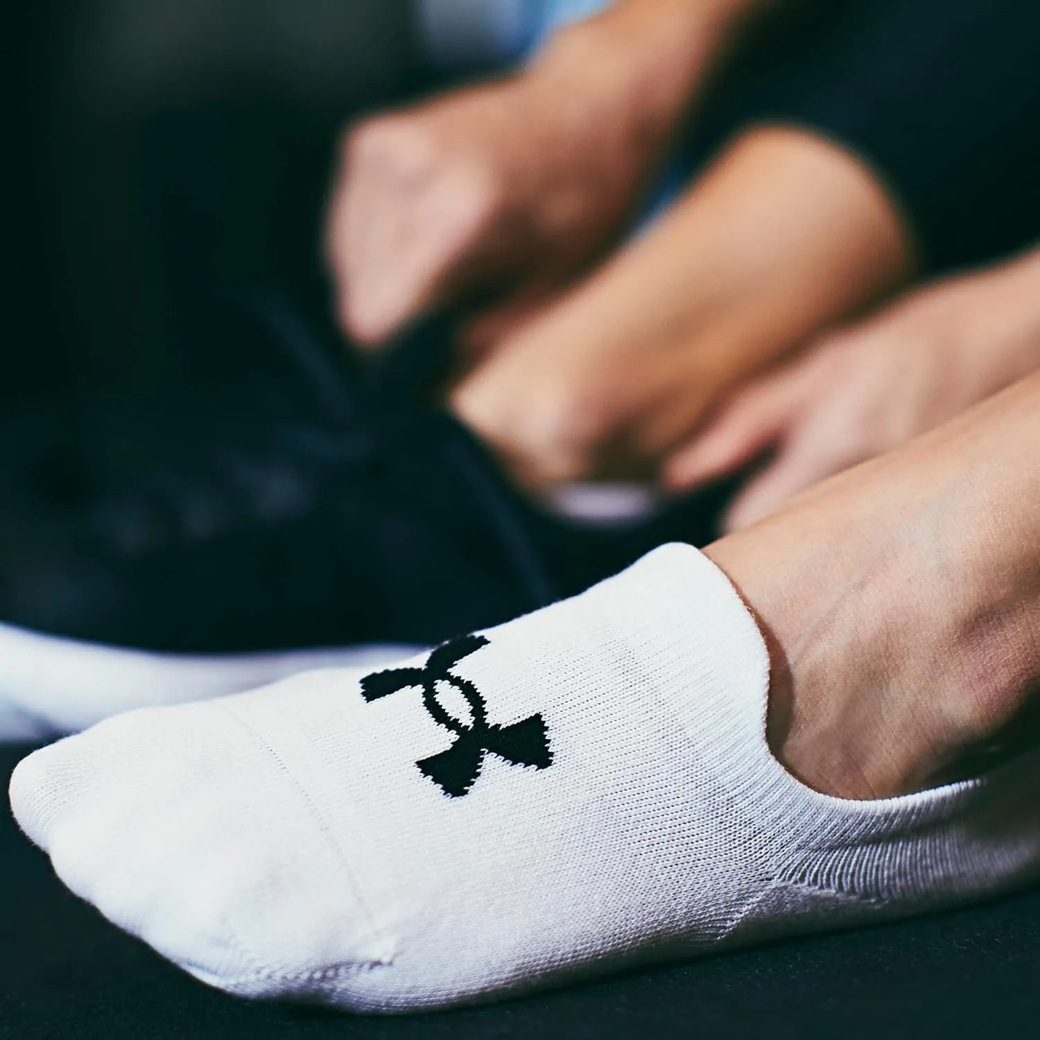 Under Armour Boys' Essential Ultra Low Tab Socks, 6-Pairs