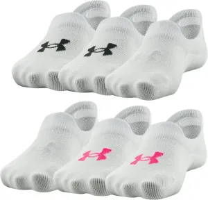 Under Armour Boys' Essential Ultra Low Tab Socks, 6-Pairs