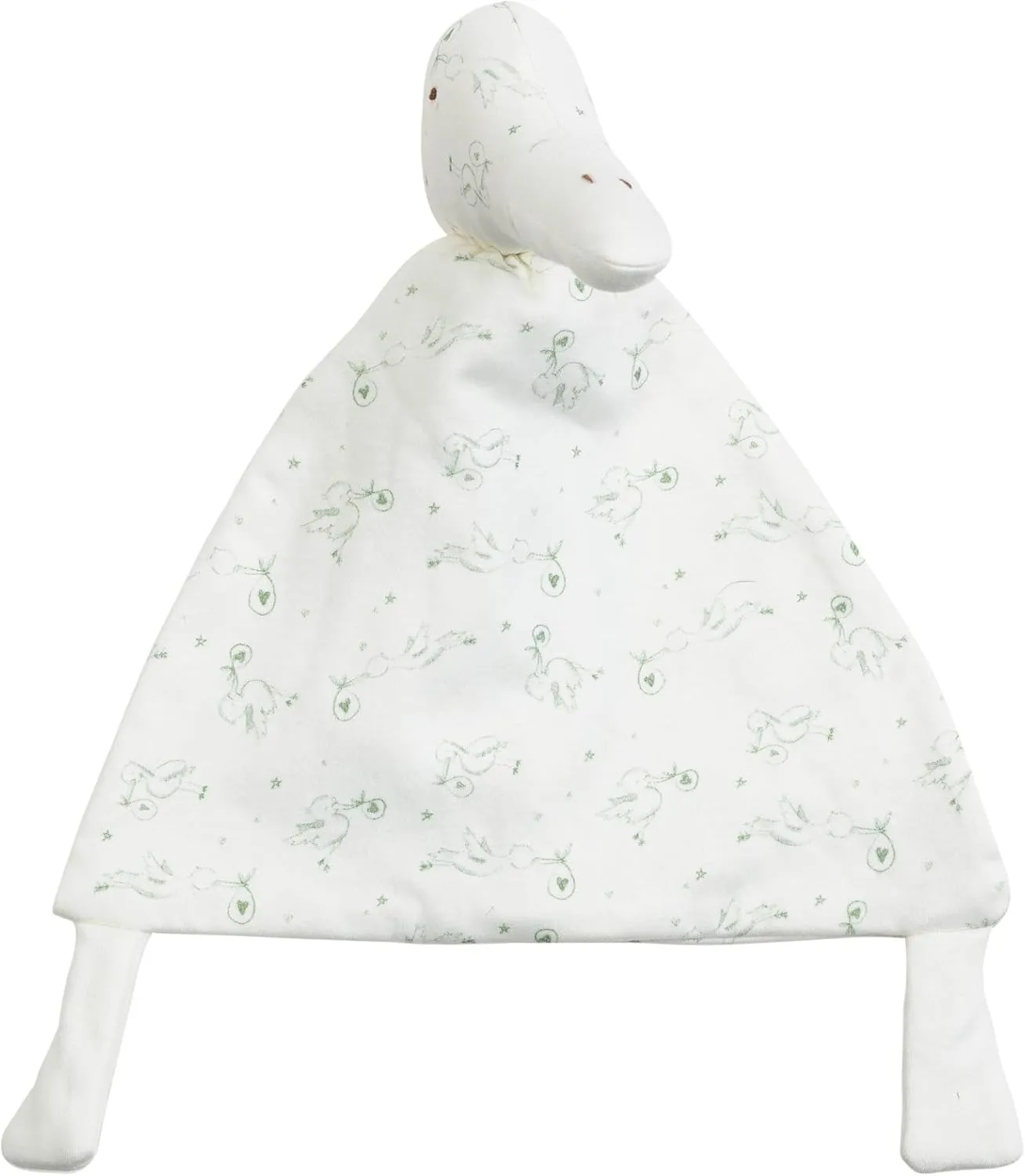 Under the Nile Organic Cotton Stork Flat Toy, 12"