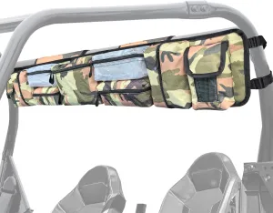 Universal UTV Accessories Storage Bag, ATV Bag Roll Cage Organizer Cargo Storage Bags Gear Bags Tool Bag Compatible with Polaris Ranger RZR Defender Honda Pioneer Talon Yamaha UTV Camo