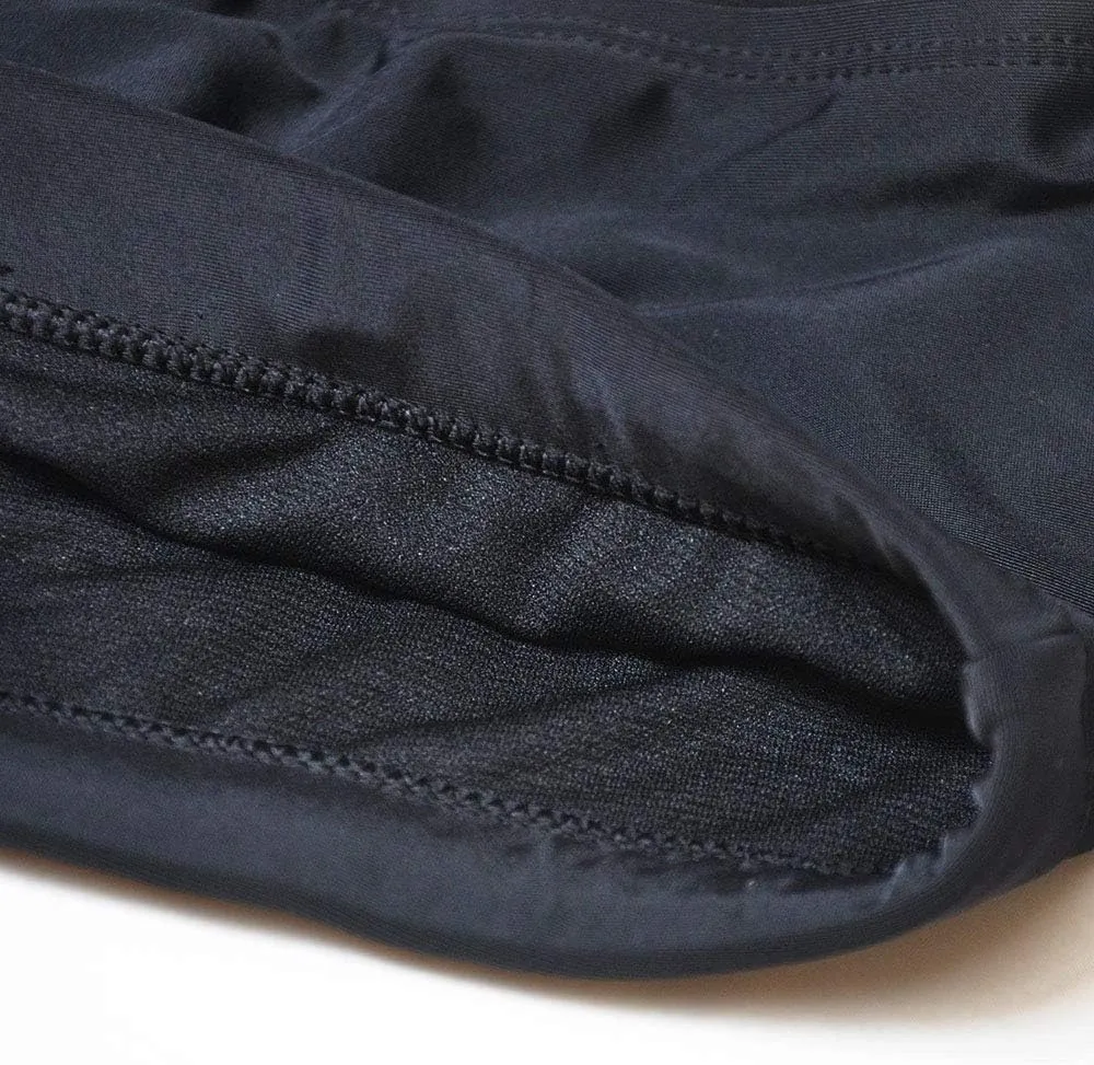 UXH New Men Swimwear Boxer Beach Shorts suilt Men's Boxer Surfing Swim Pants Stretch Swimming Trunks