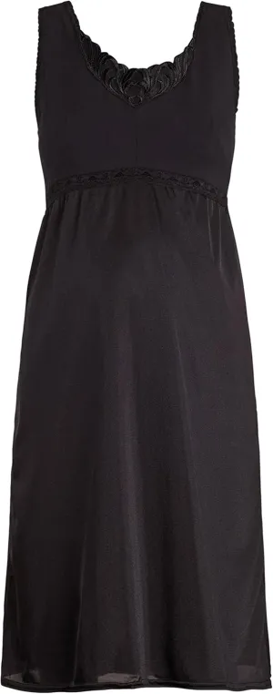 Valair Maternity Full Slip for Pregnant Women - Cotton/Lycra Top, Nylon Bottom