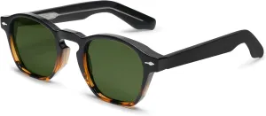 VANLINKER Retro Small Square Sunglasses for Men Women Thin Cube Shades Vintage Slim Frames Intellectual Style VL9774