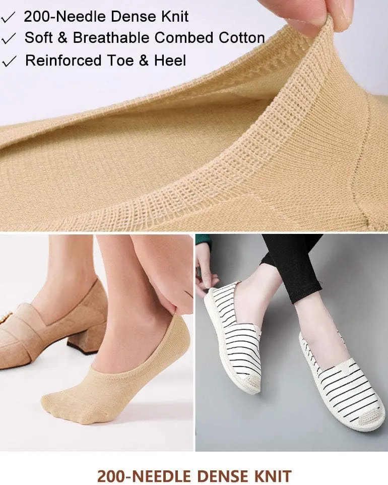 VERO MONTE SPORTS No Show Socks Women Cotton No Show Socks Loafers Sports Liners