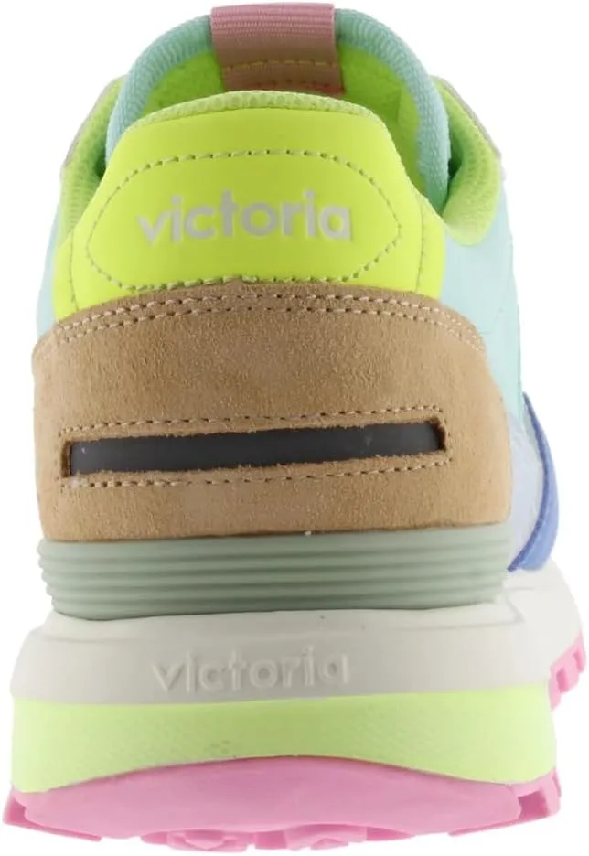 victoria Unisex-Adult Luna Nylon & Suede Multicolor Sneaker