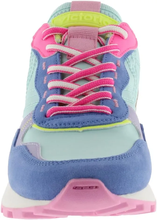 victoria Unisex-Adult Luna Nylon & Suede Multicolor Sneaker