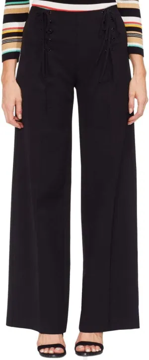 Vince Camuto Womens Sailor Casual Trouser Pants, Black, 2