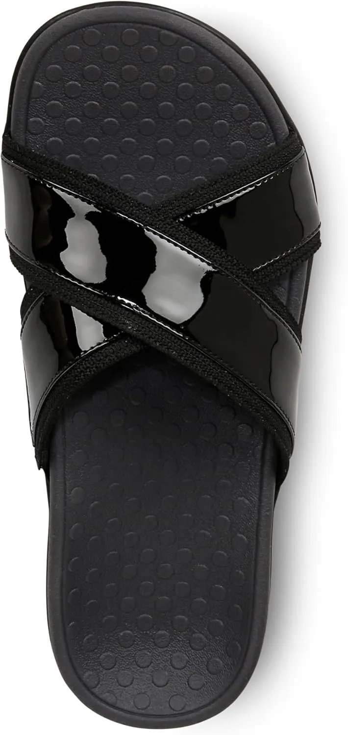 Vionic Merced Women's Cross Strap Slide Orthotic Sandals