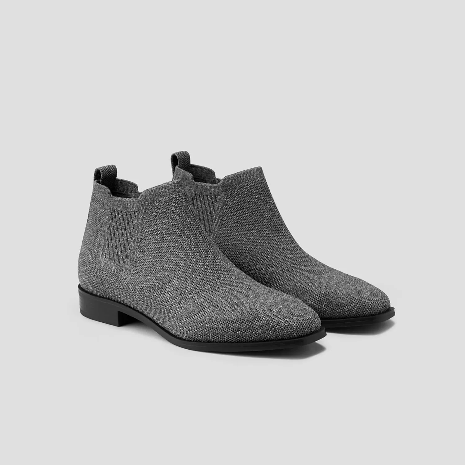 VIVAIA Ryan Pro Women's Ankle Boots Pull on Chelsea Slip on Short Square-toe Booties Lady Dress Blazer Skirt Jeans Winter Fall Water Repellent Ankle Boots