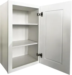 Wall Kitchen Cabinet, RTA Kitchen Cabinets, White Shaker Cabinet, Wall Mounted, RTA Upper Cabinet, Modern for Kitchen and Bathroom with Door, WCWS-W1530